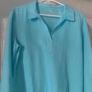 Aqua Lilly Pulitzer Tunic